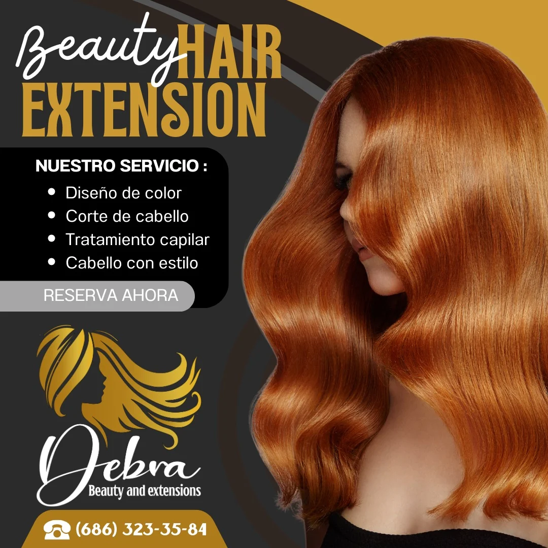 Publicación promocional de servicios de cabello