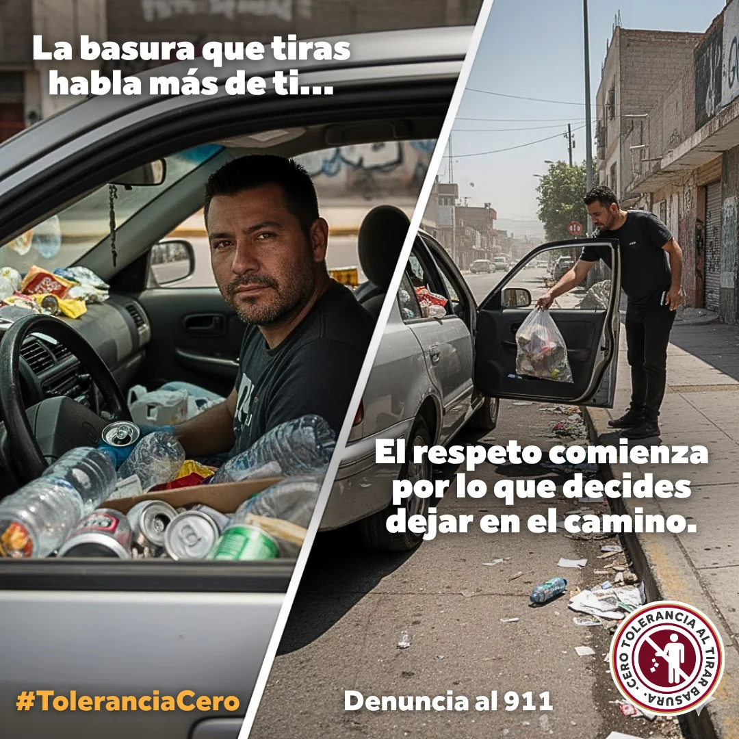 Residuos en la vía pública