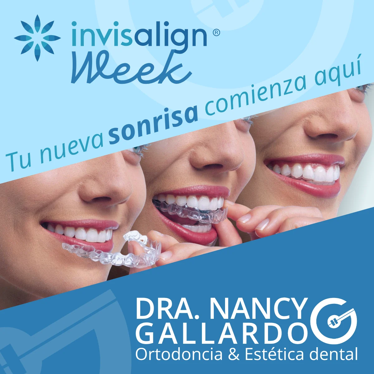 Composición promocional de Invisalign Week