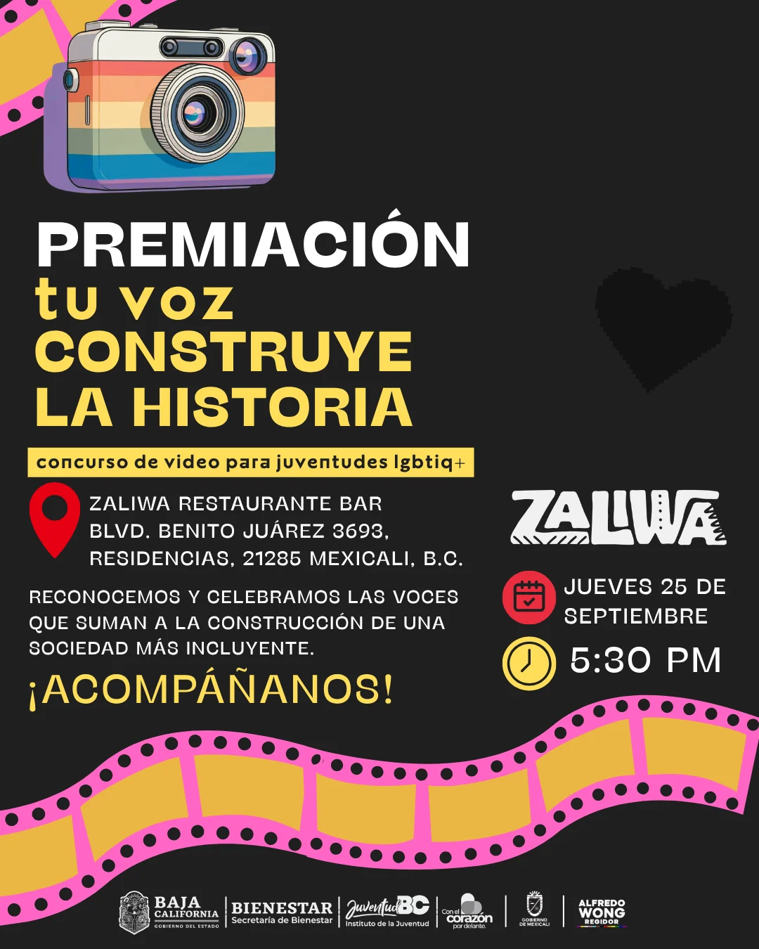 Invitación a la premiación