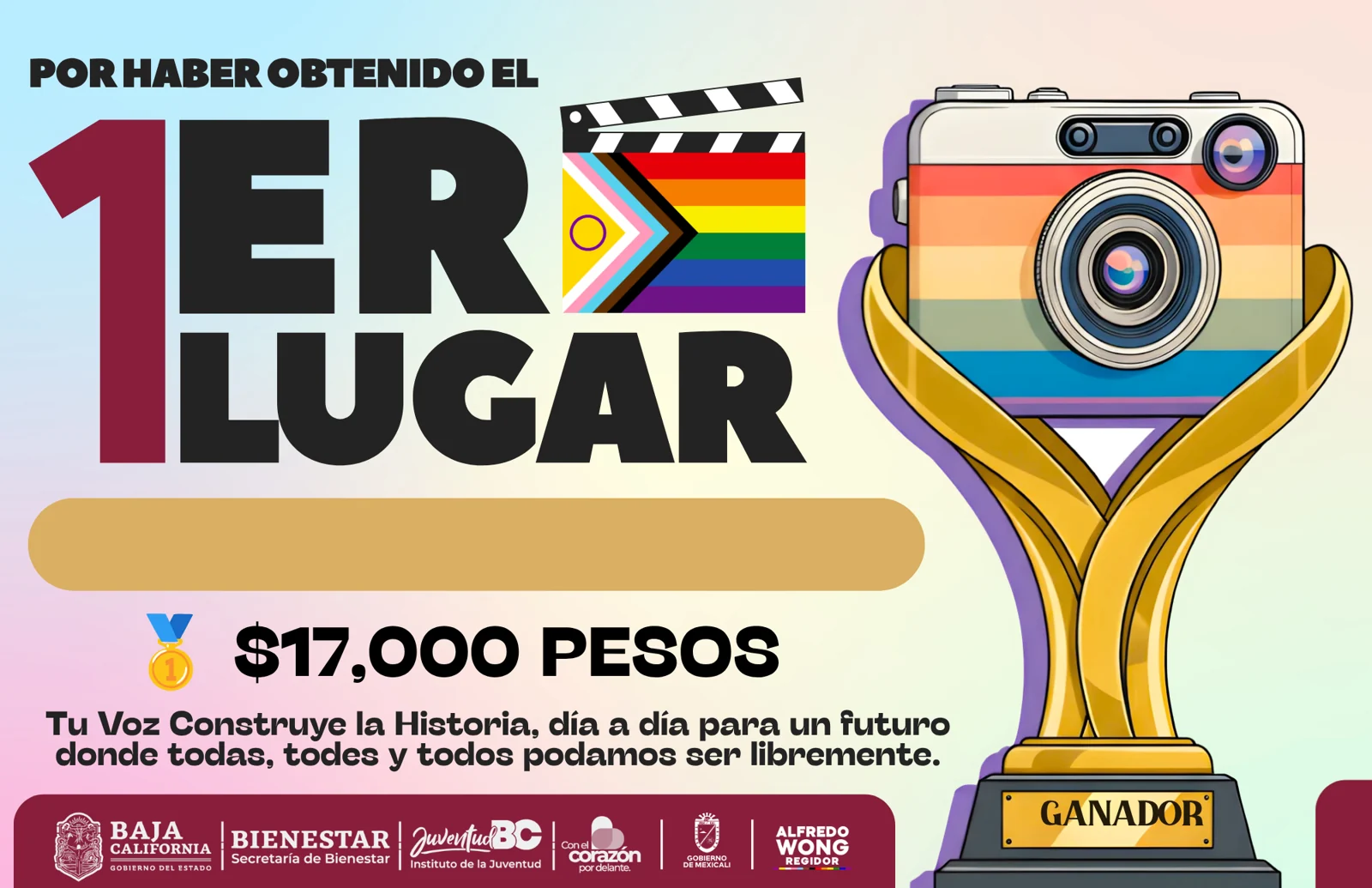 Reconocimiento al primer lugar