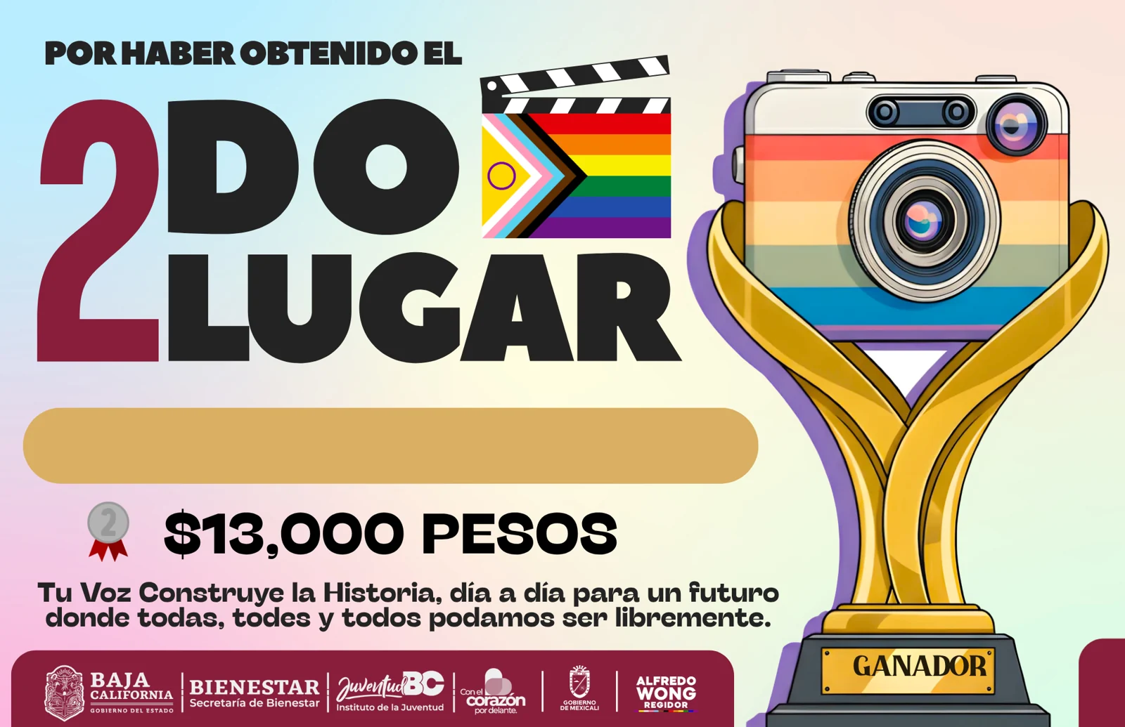 Reconocimiento al segundo lugar