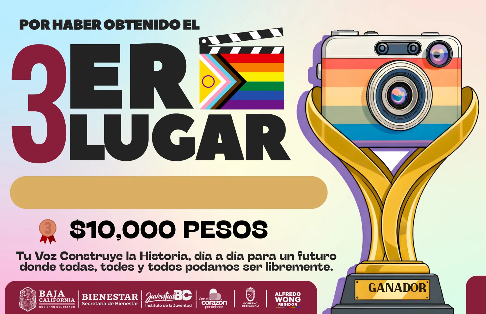 Reconocimiento al tercer lugar